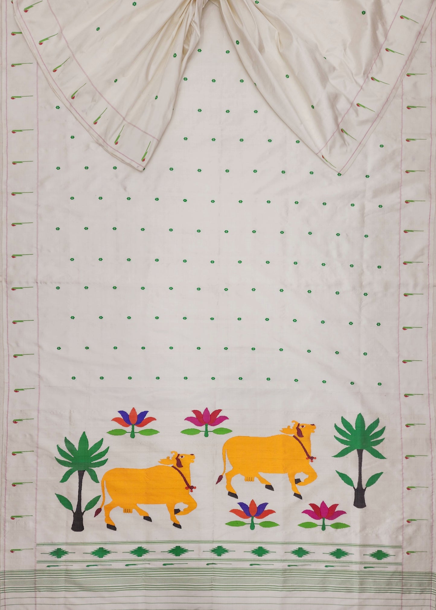 Single Muniya Brocade Paithani