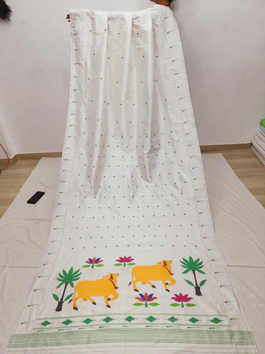 Single Muniya Brocade Paithani