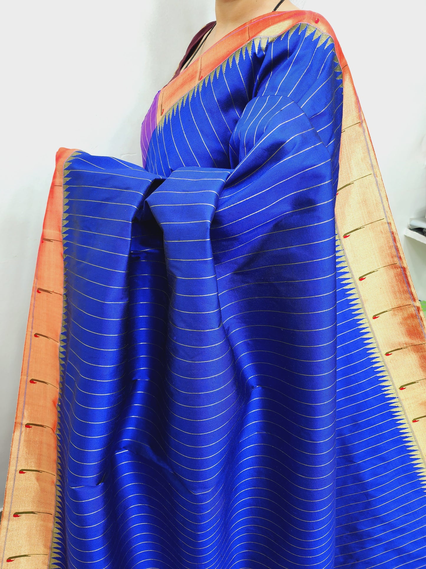 Single Muniya Brocade Paithani