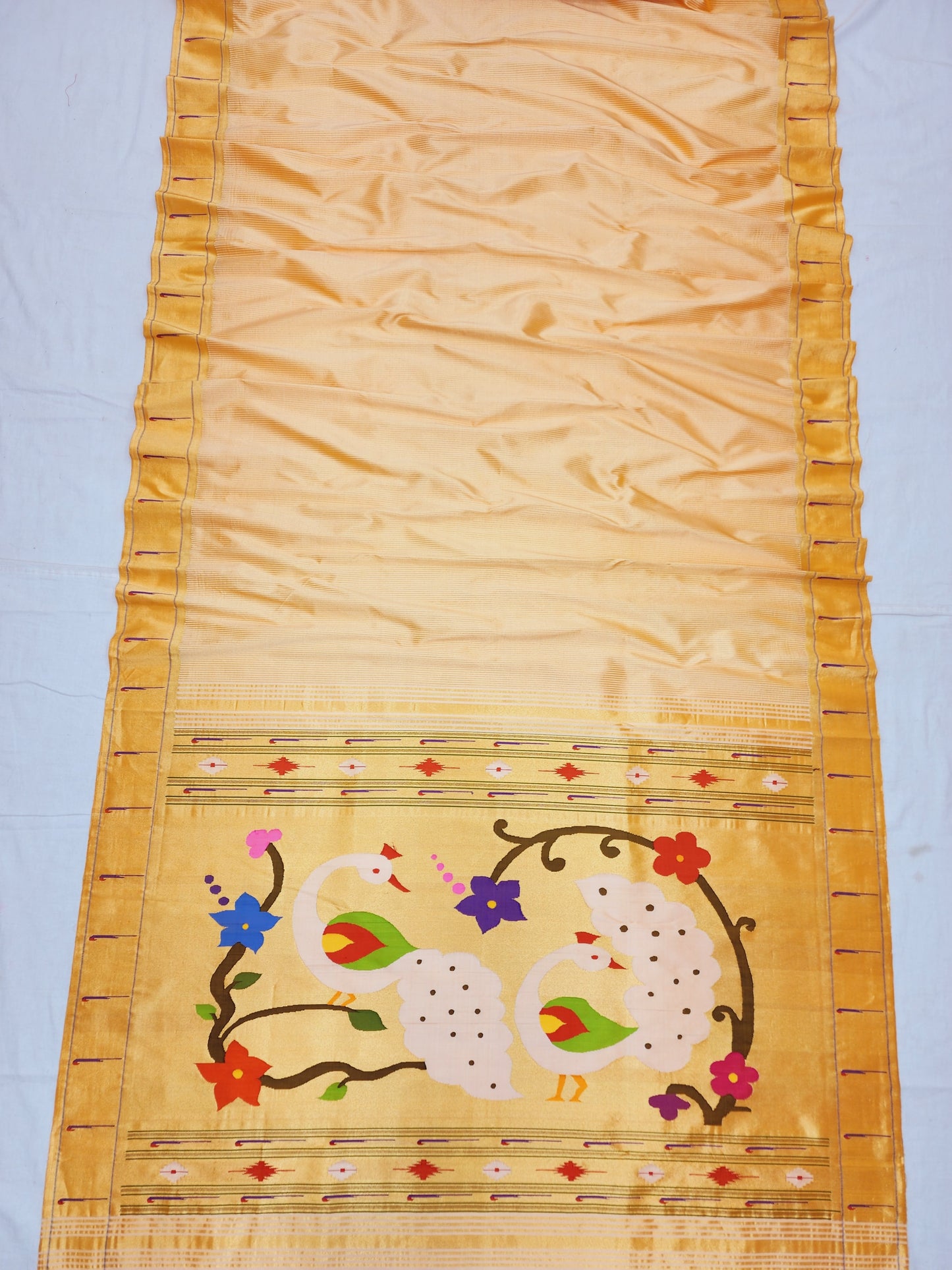 Single Muniya Brocade Paithani