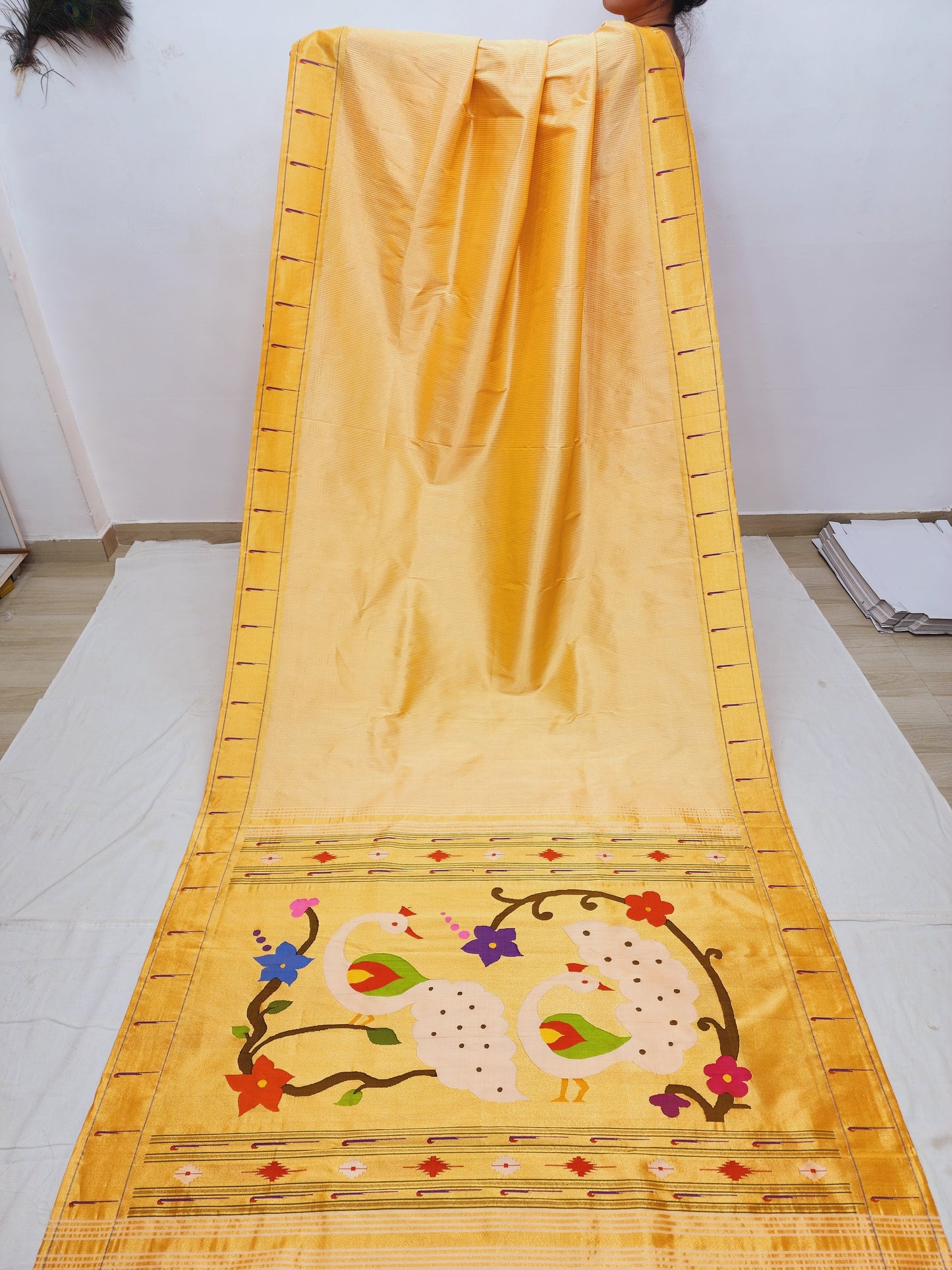 Single Muniya Brocade Paithani