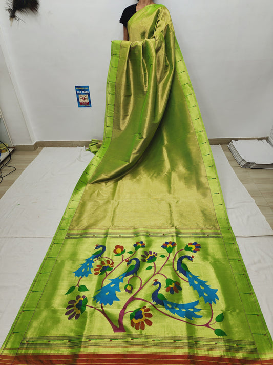 Single Muniya Brocade Paithani