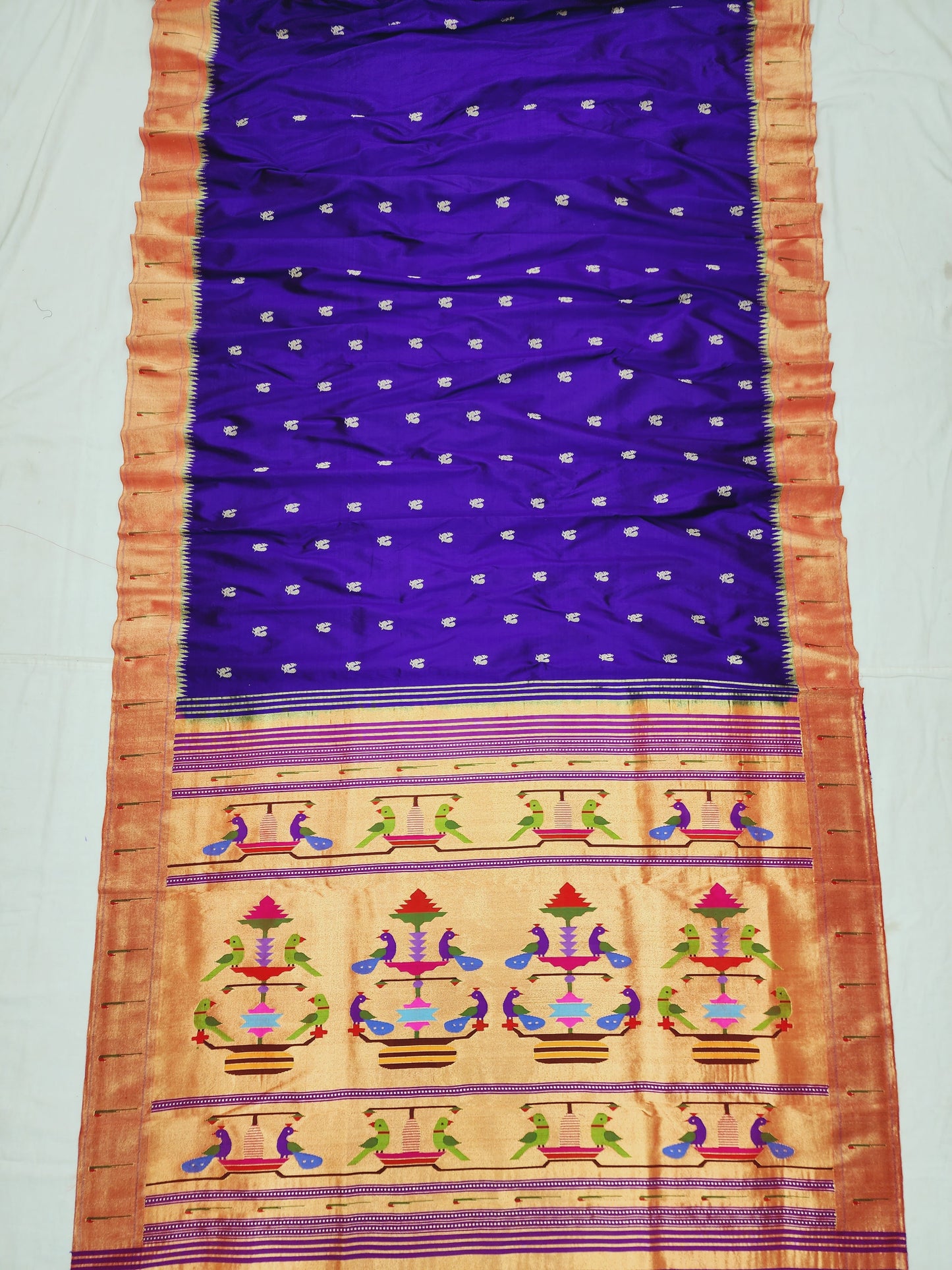 Single Muniya Brocade Paithani