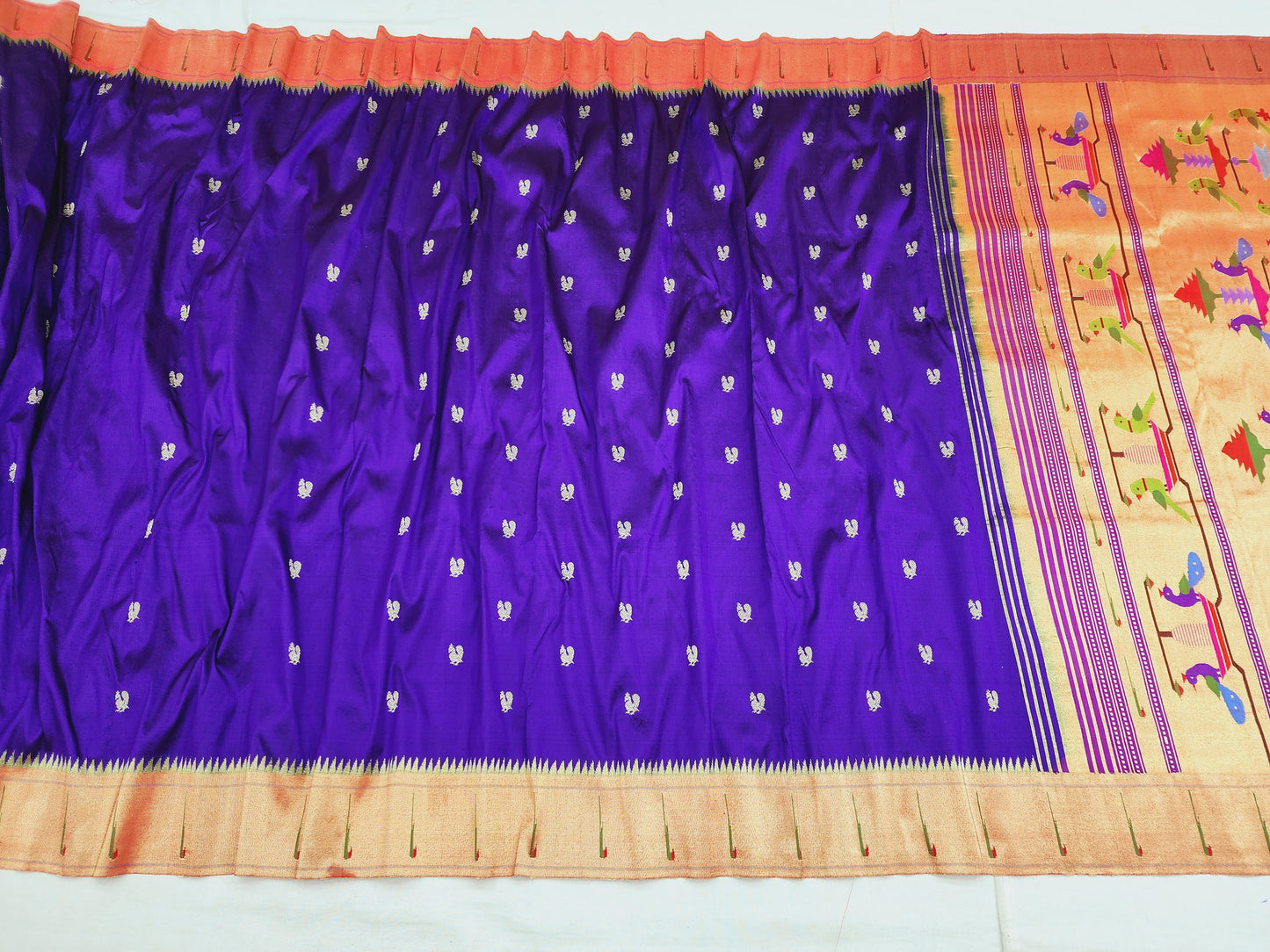 Single Muniya Brocade Paithani