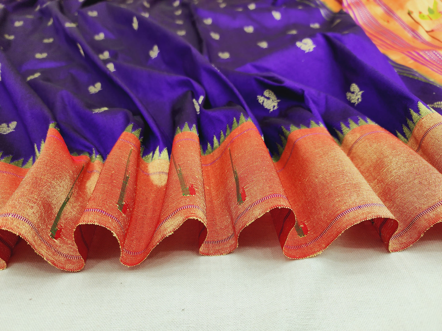 Single Muniya Brocade Paithani