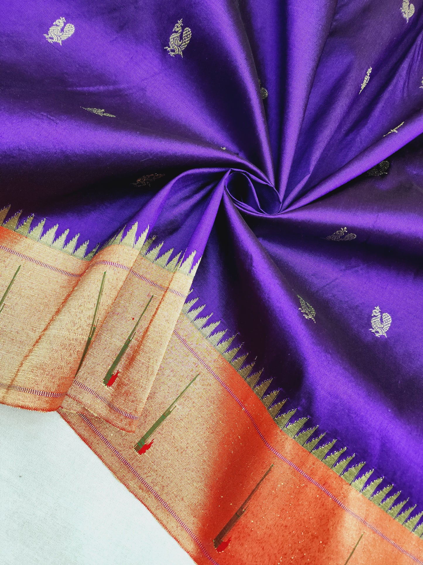 Single Muniya Brocade Paithani