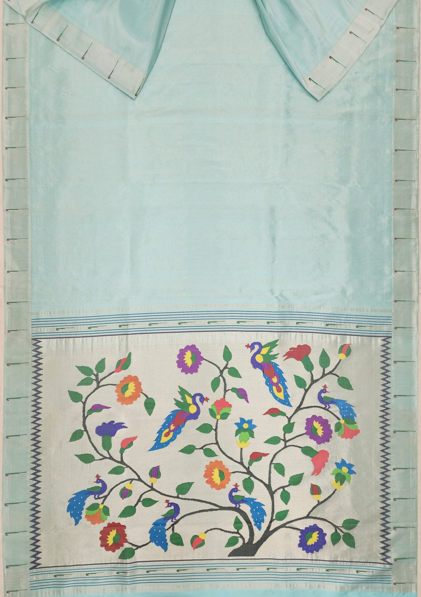 Single Muniya Brocade Paithani