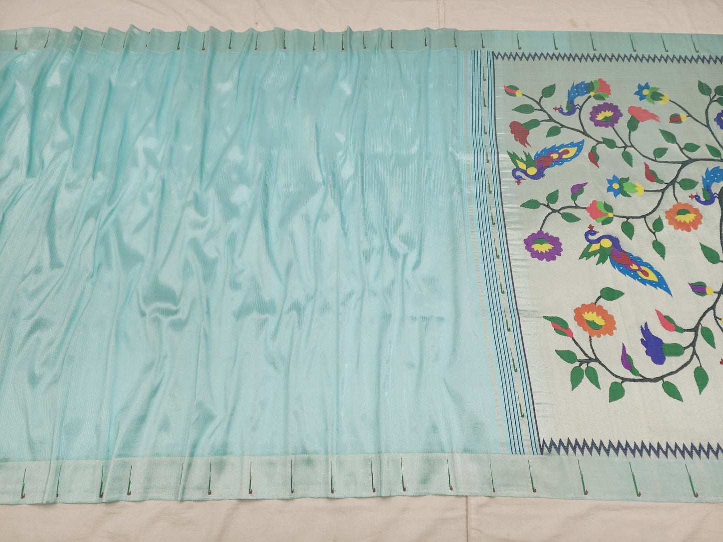 Single Muniya Brocade Paithani