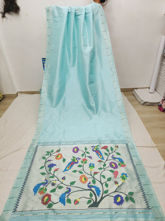 Single Muniya Brocade Paithani