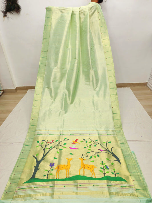 Single Muniya Brocade Paithani