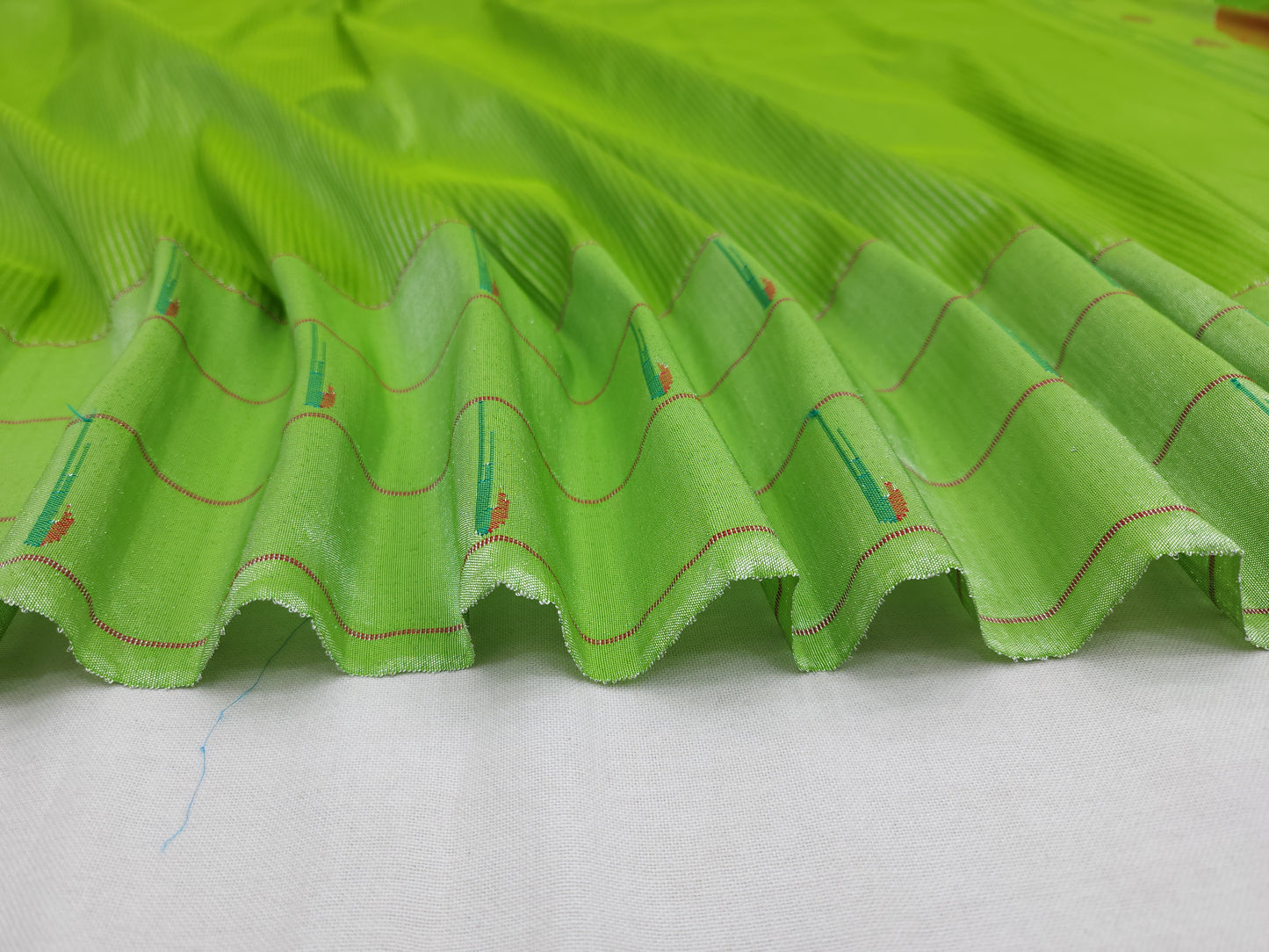 Triple Muniya Brocade Paithani
