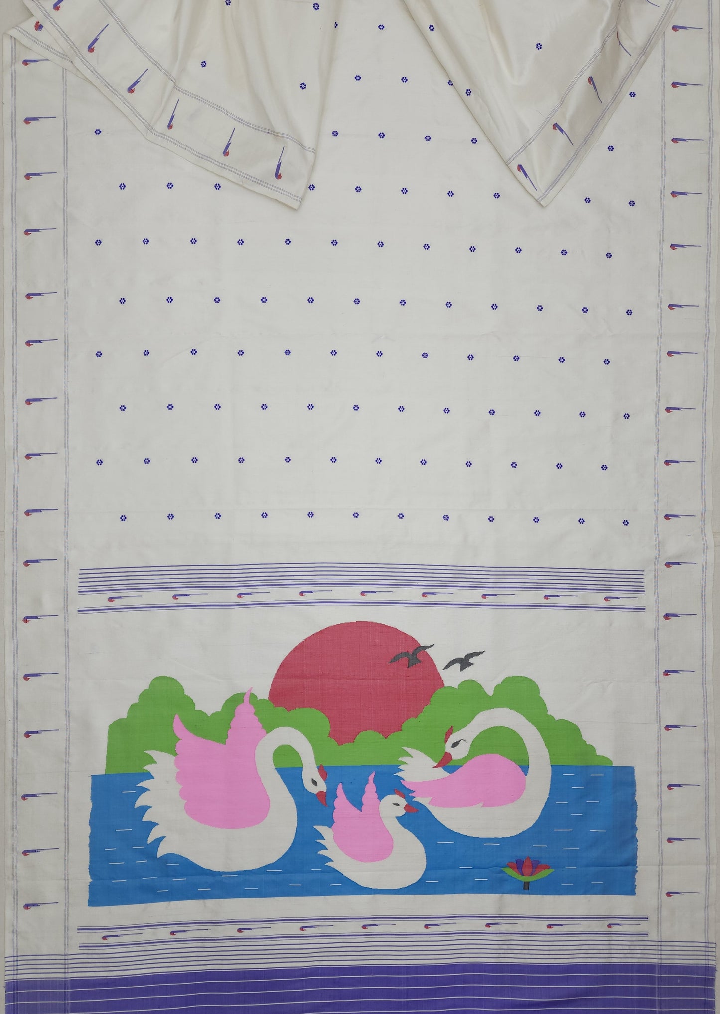 Single Muniya Brocade Paithani