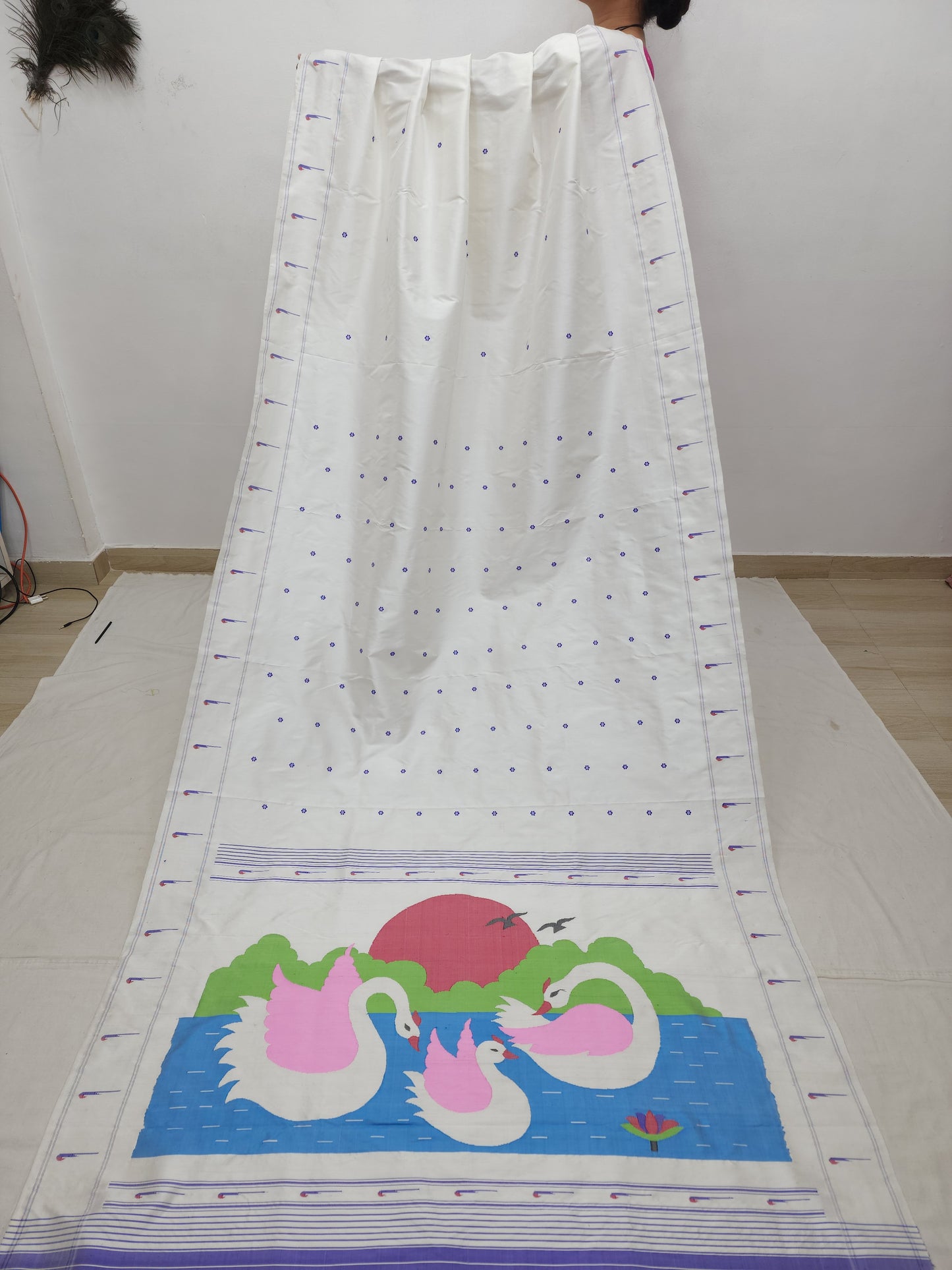 Single Muniya Brocade Paithani