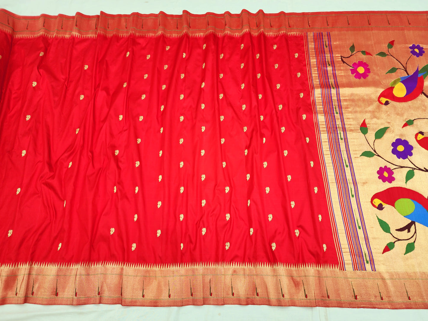 Single Muniya Brocade Paithani