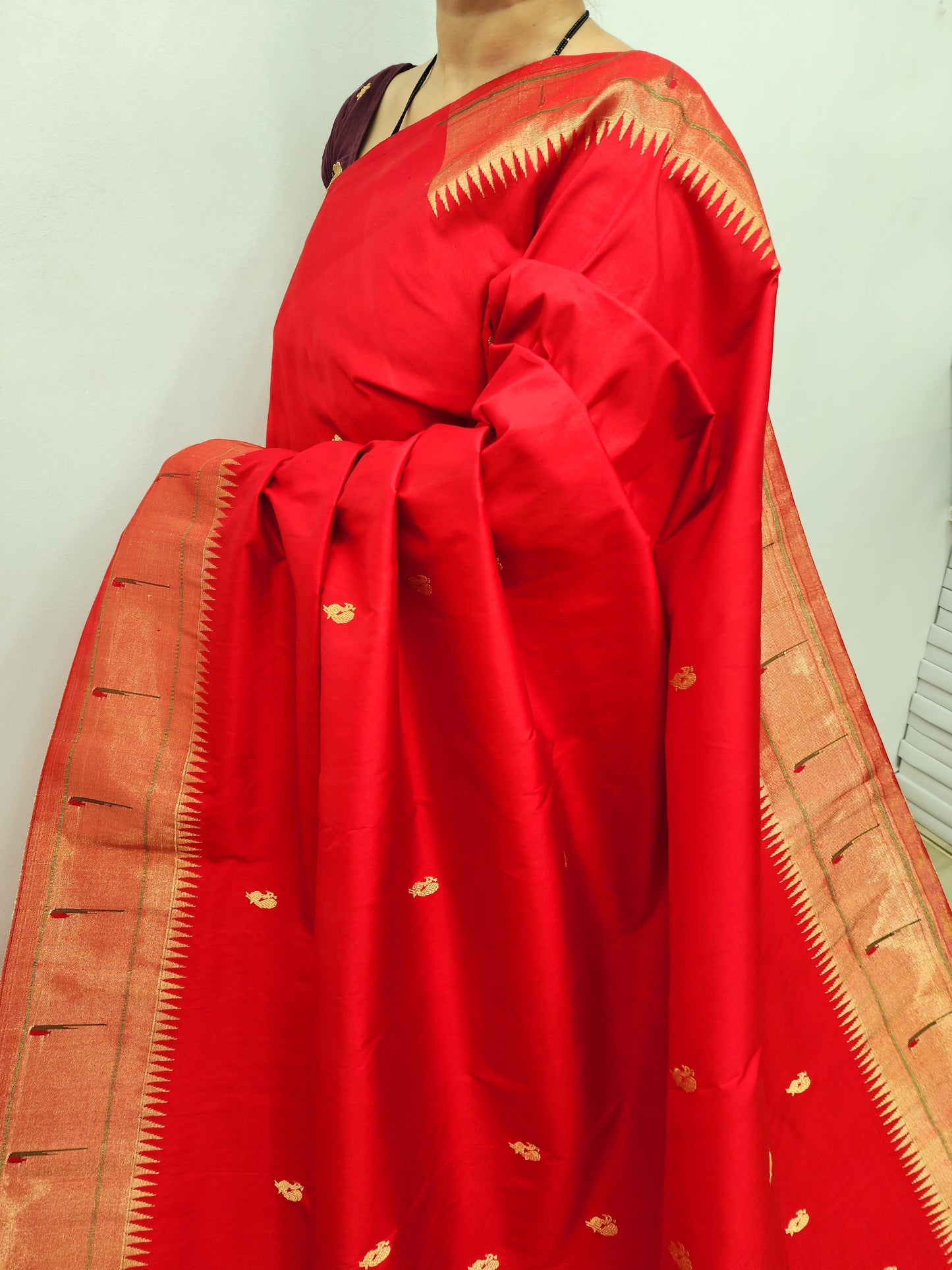 Single Muniya Brocade Paithani