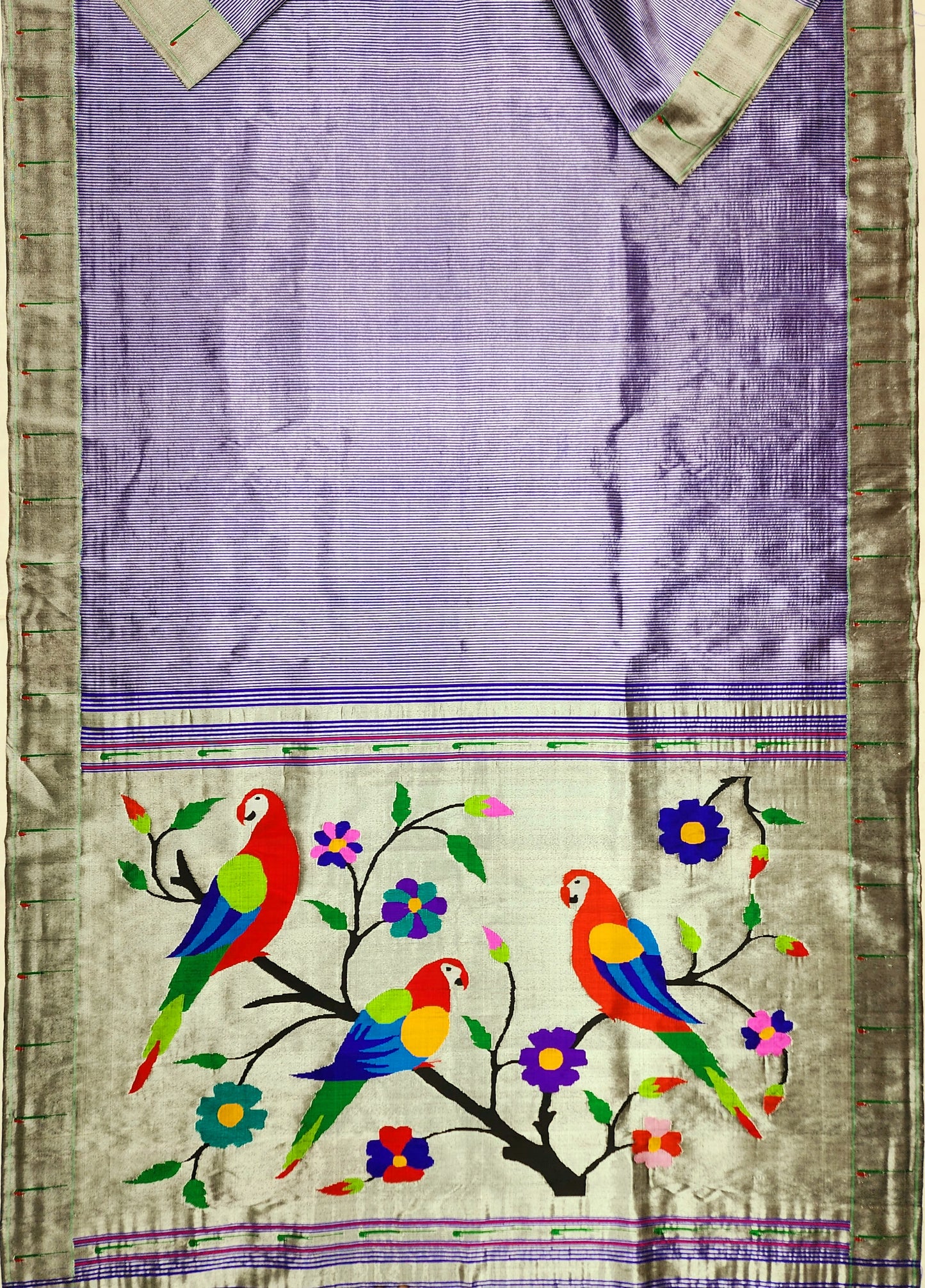 Single Muniya Brocade Paithani