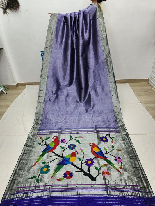 Single Muniya Brocade Paithani