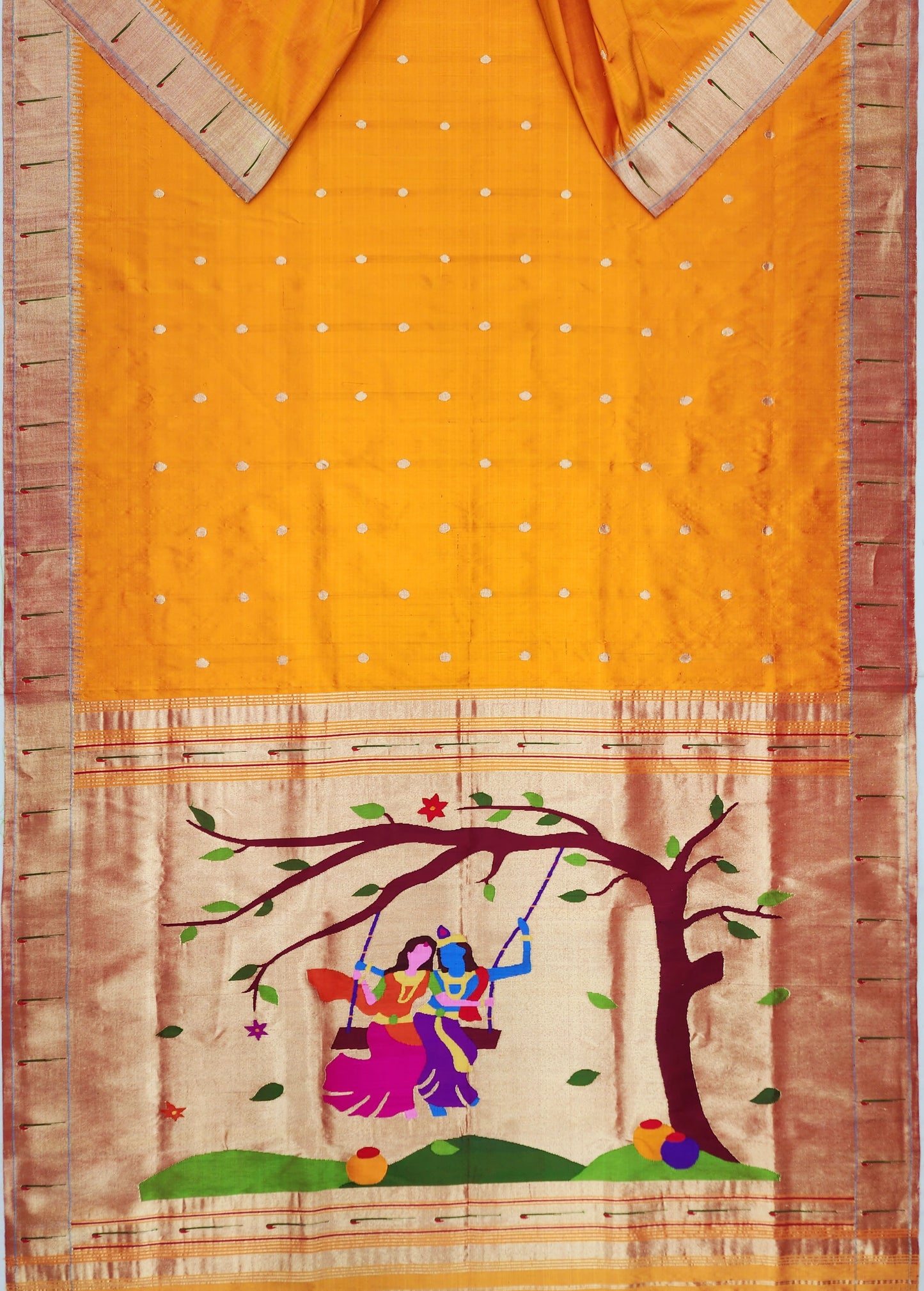 Single Muniya Brocade Paithani