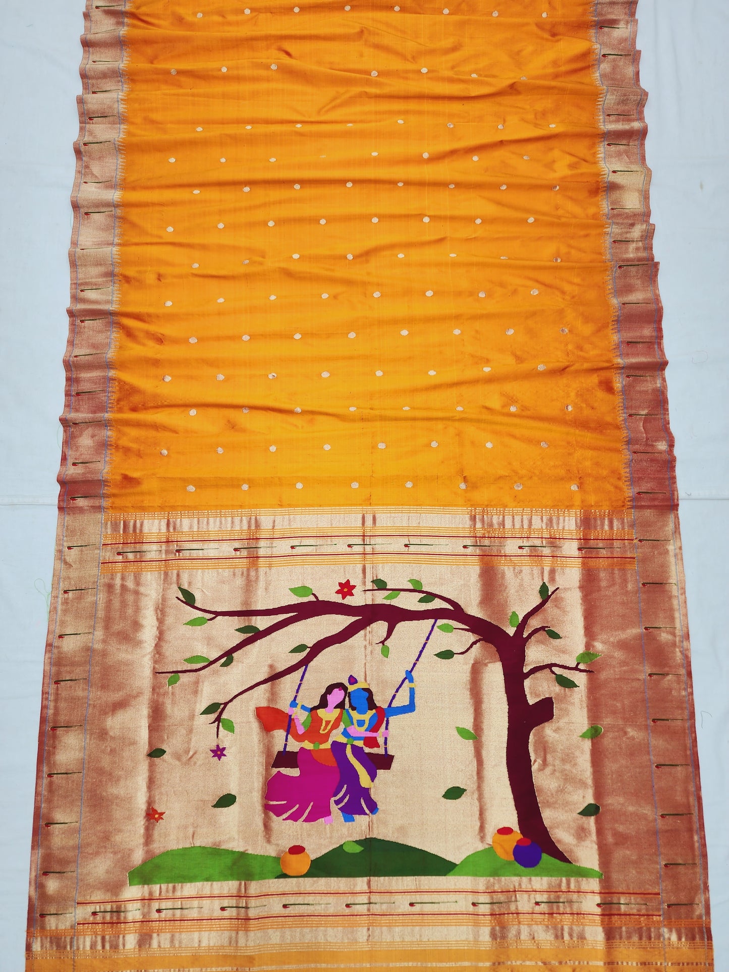 Single Muniya Brocade Paithani