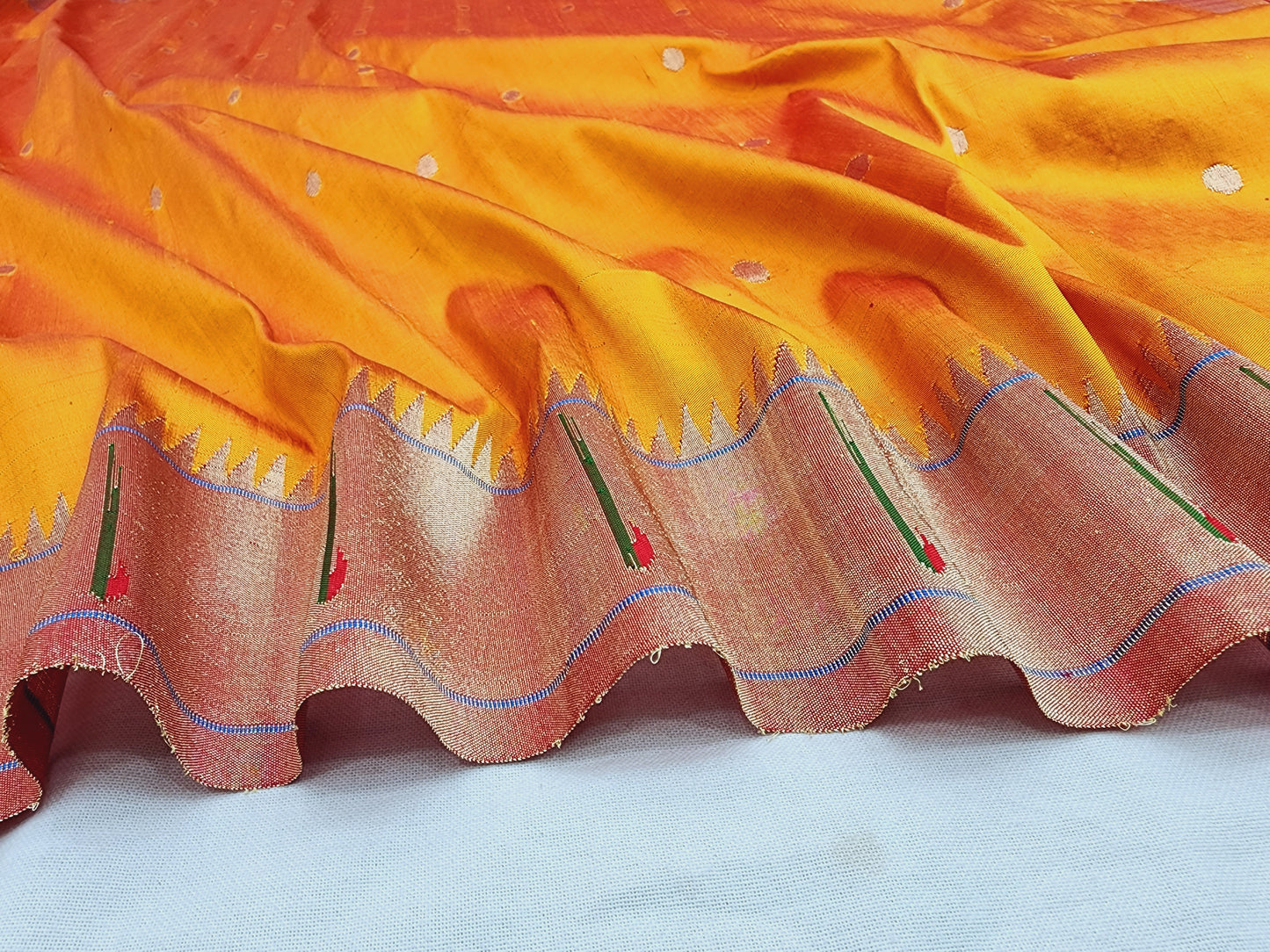 Single Muniya Brocade Paithani