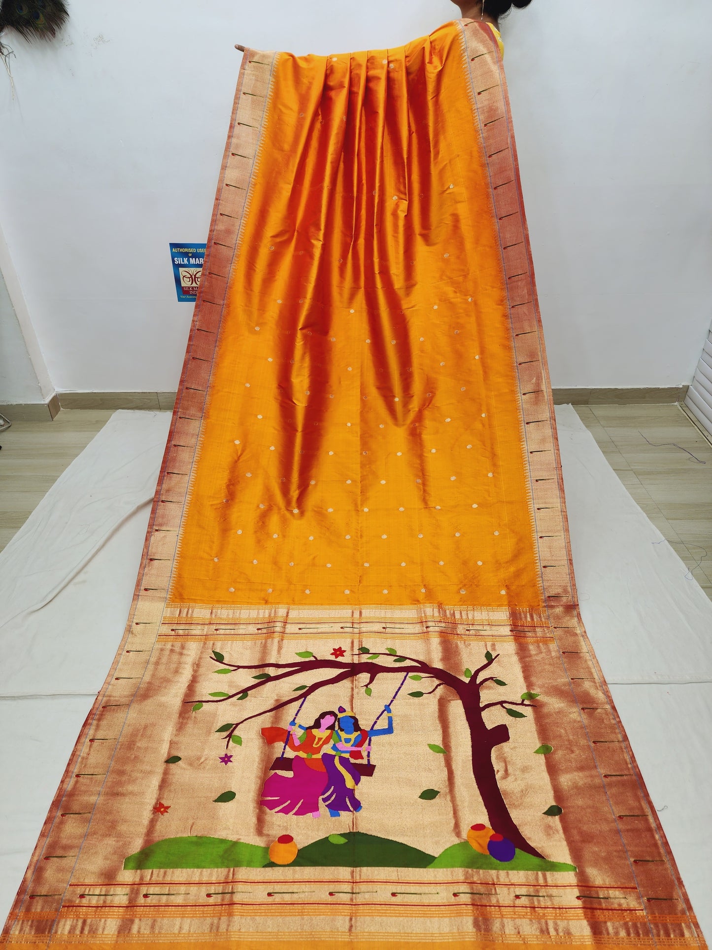Single Muniya Brocade Paithani