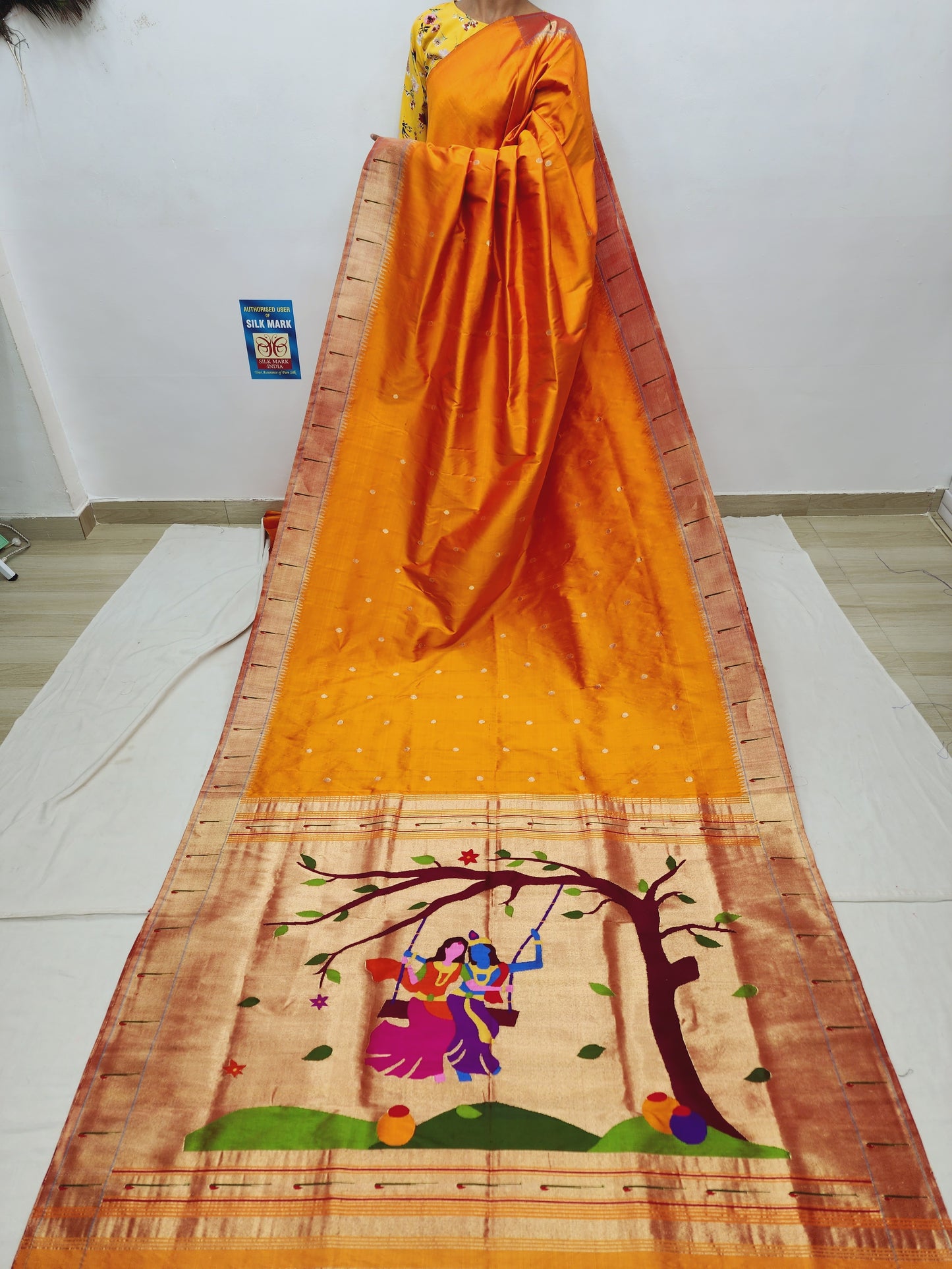 Single Muniya Brocade Paithani