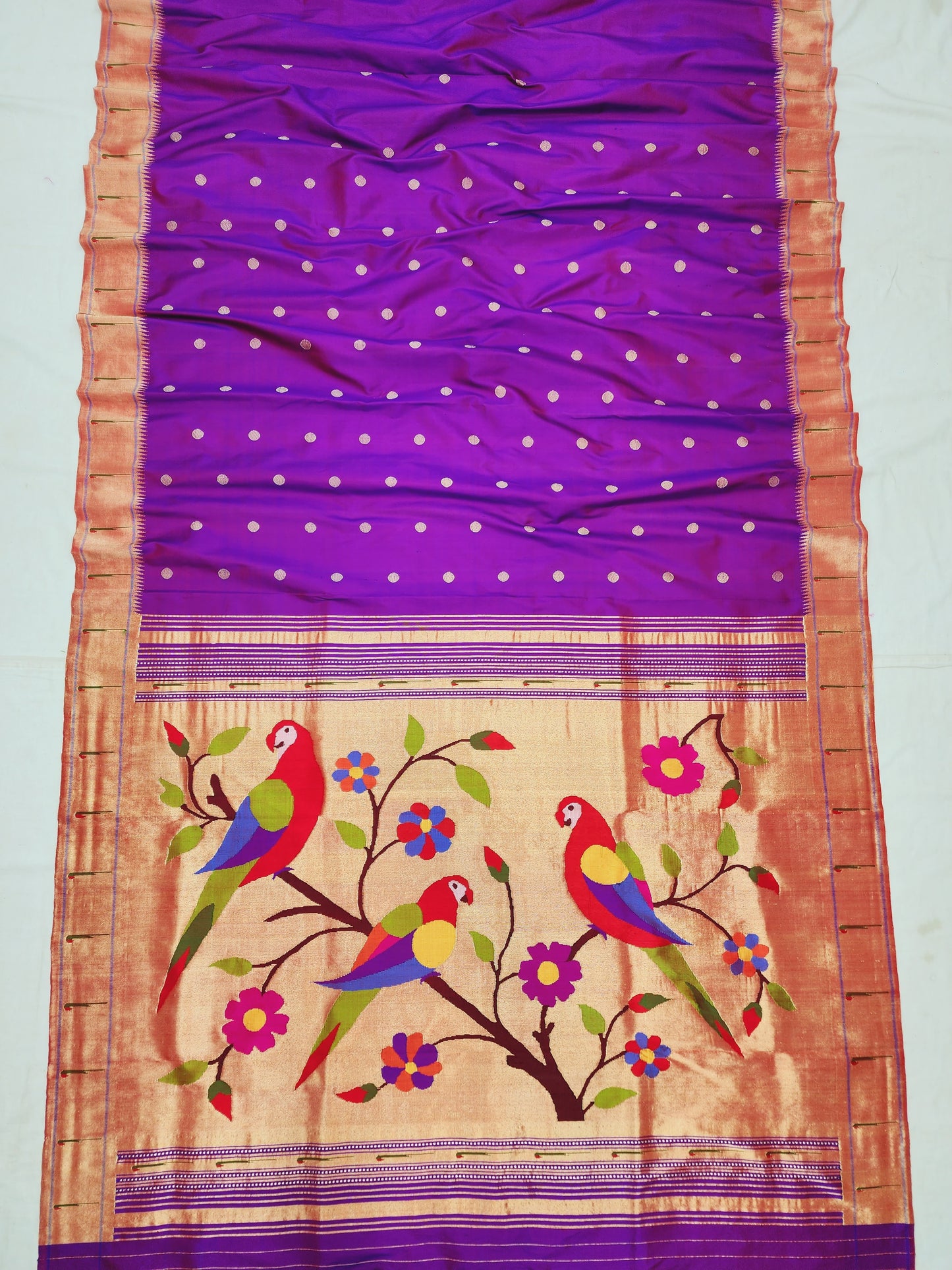 Single Muniya Brocade Paithani