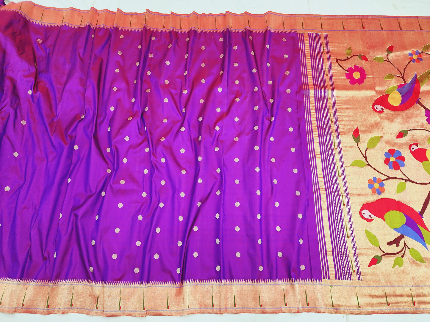 Single Muniya Brocade Paithani