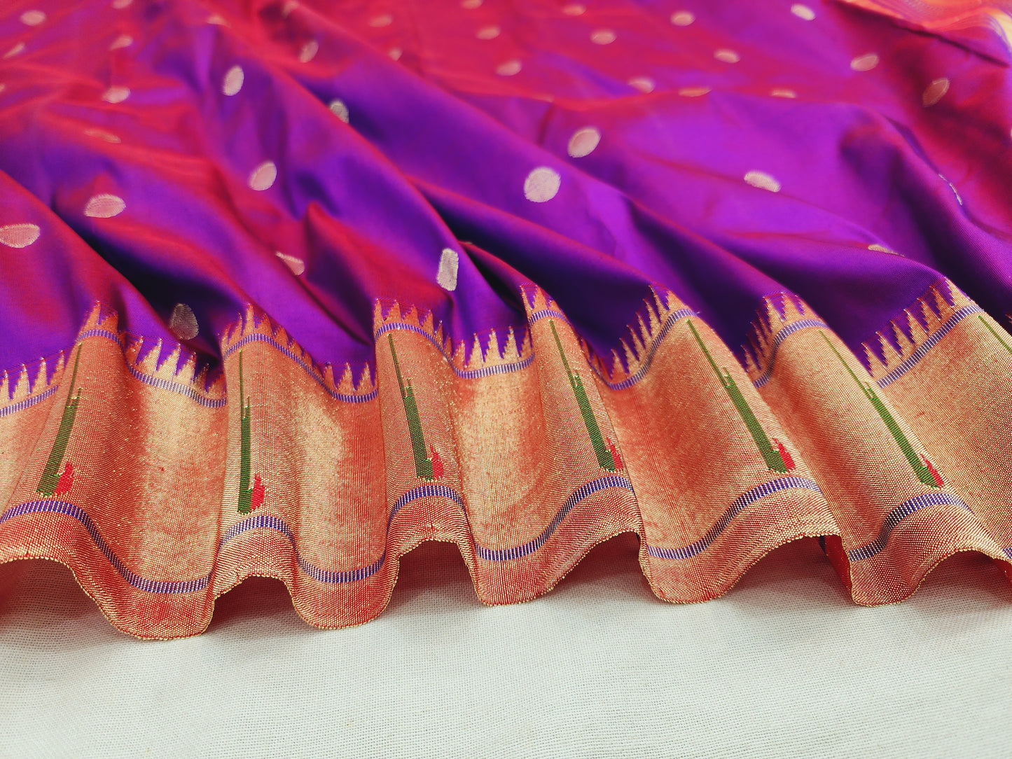 Single Muniya Brocade Paithani