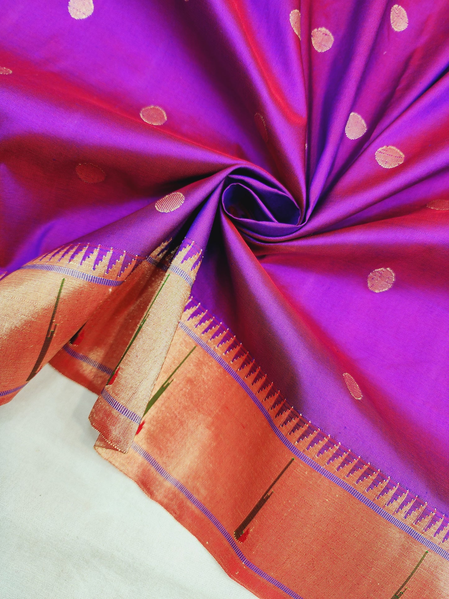 Single Muniya Brocade Paithani