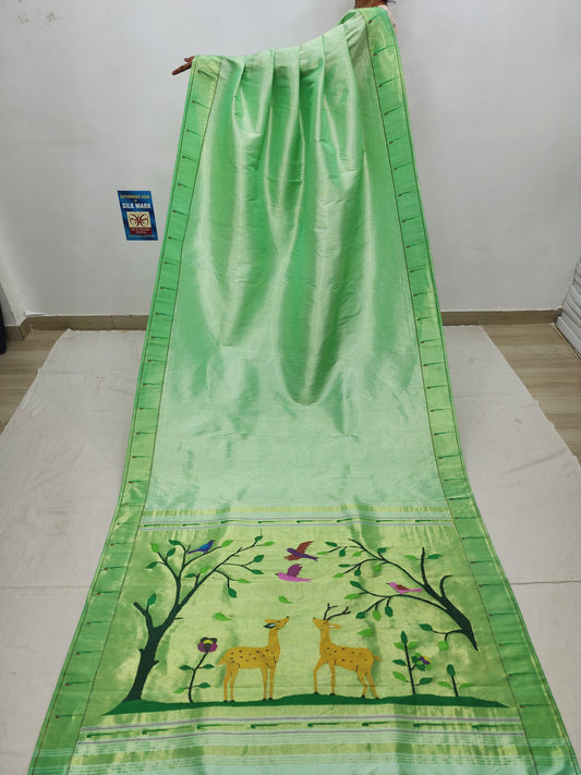 Single Muniya Brocade Paithani