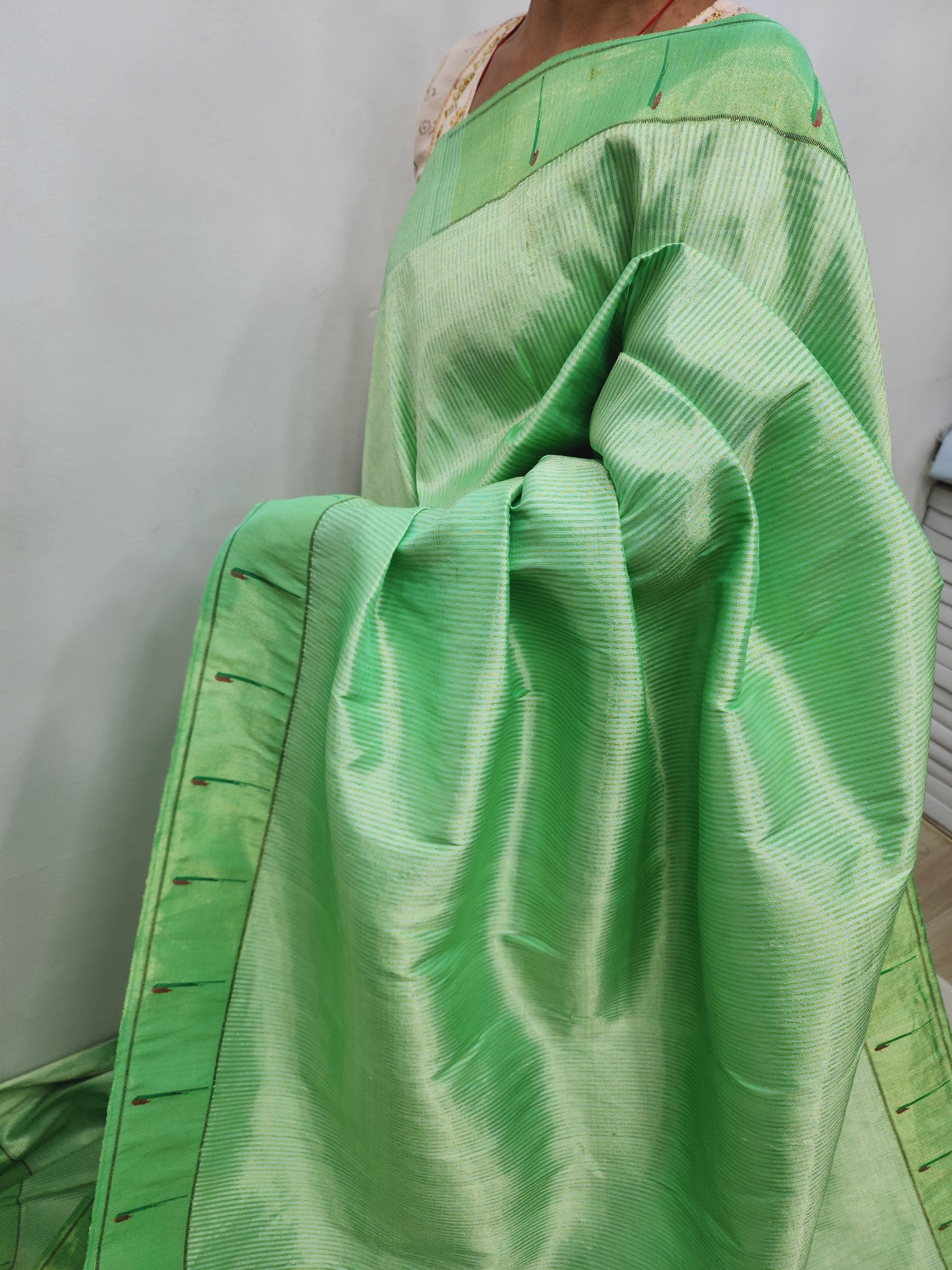 Single Muniya Brocade Paithani