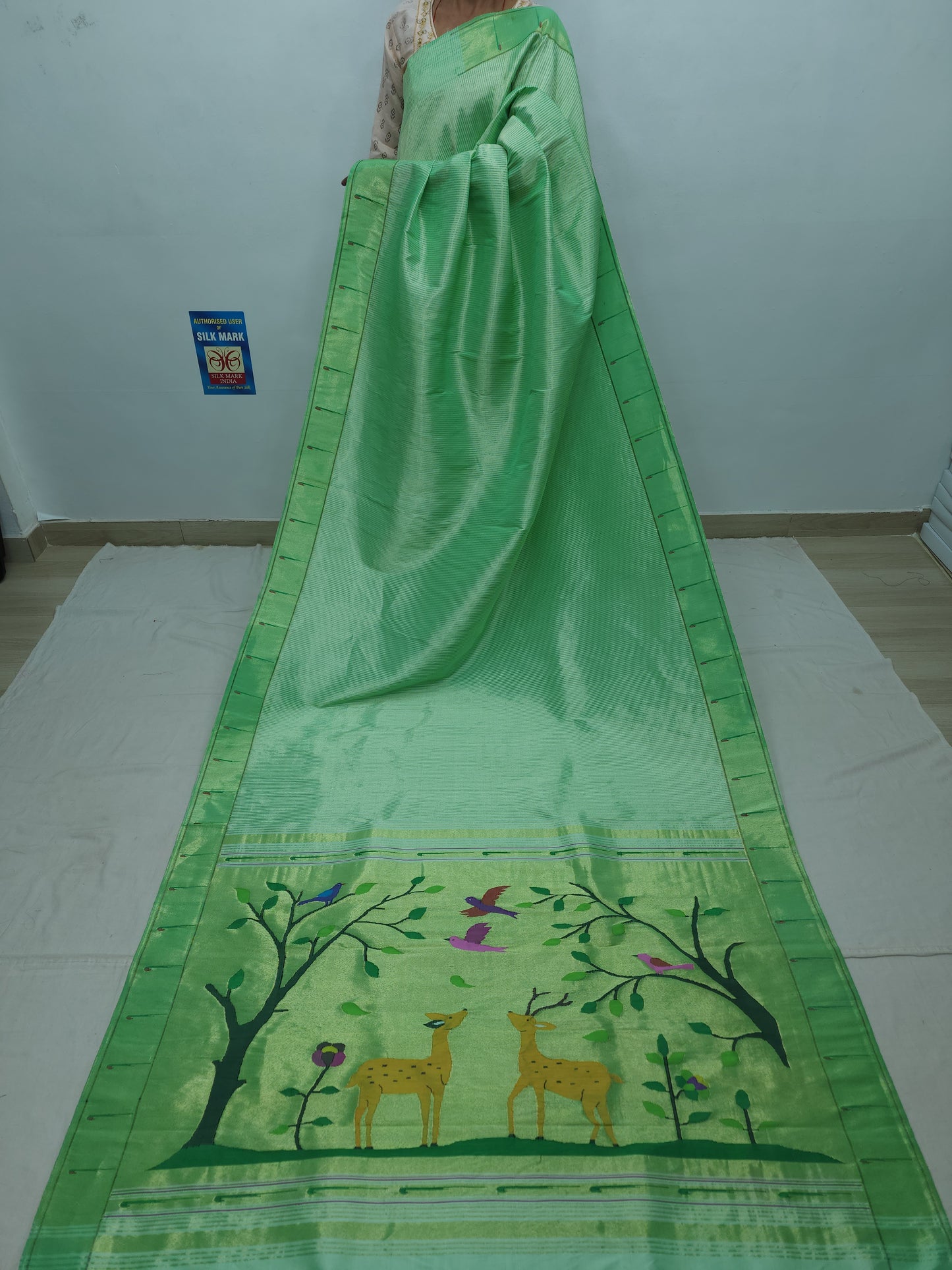 Single Muniya Brocade Paithani