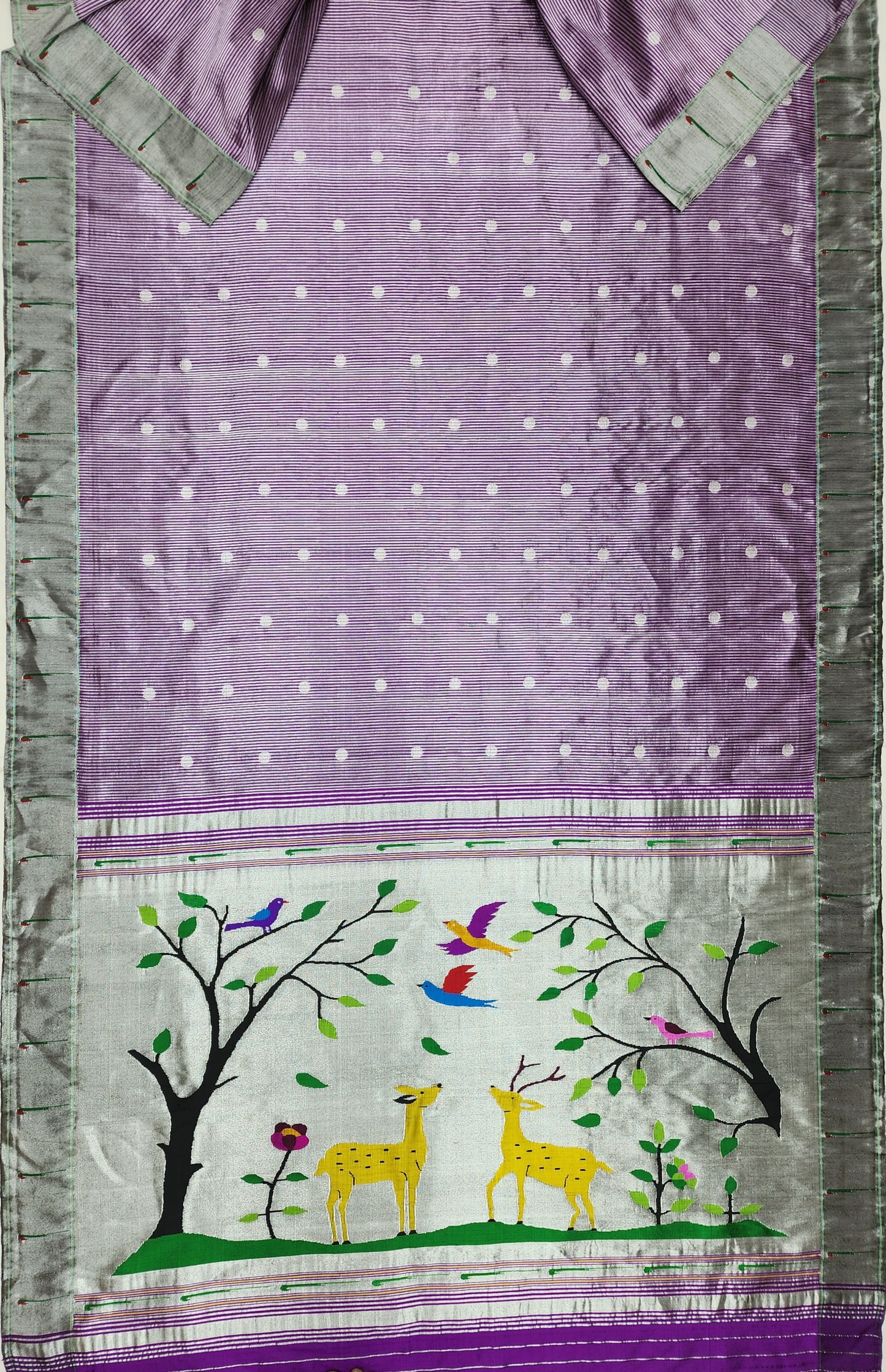 Single Muniya Brocade Paithani