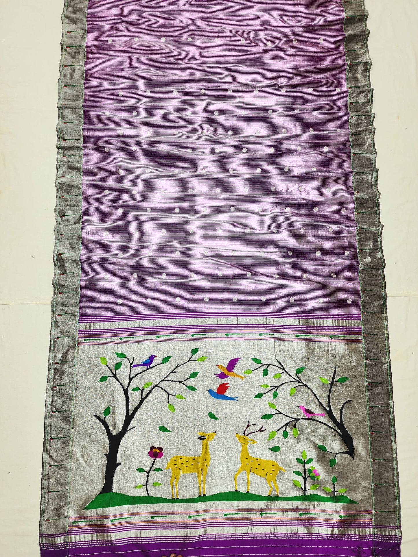 Single Muniya Brocade Paithani