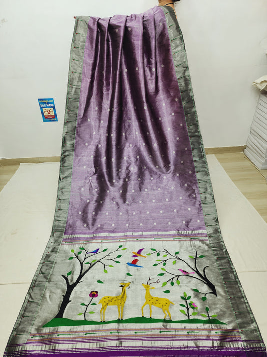 Single Muniya Brocade Paithani