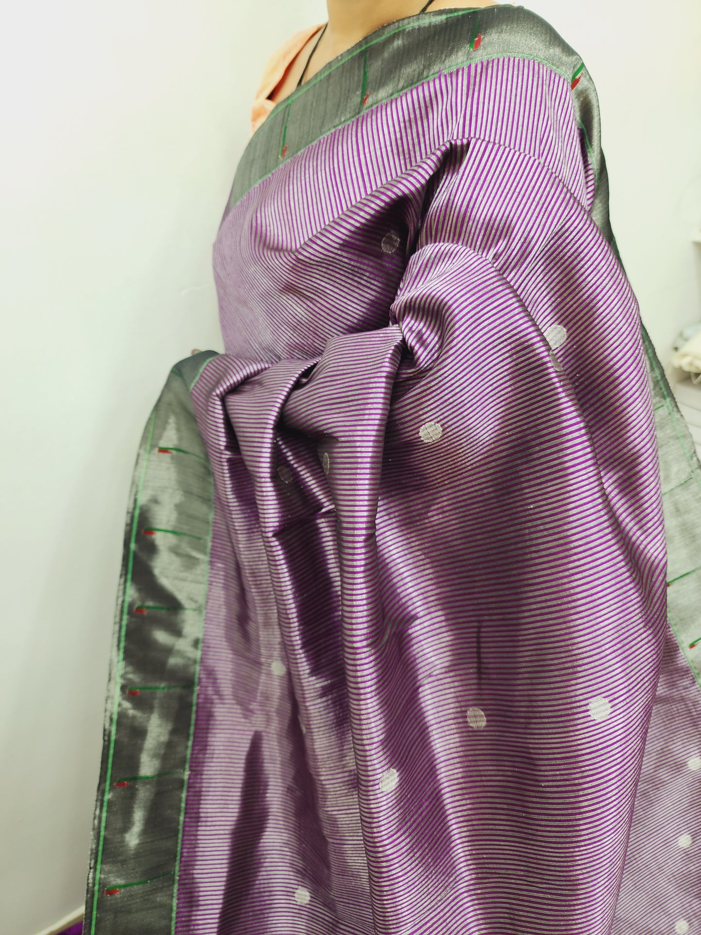 Single Muniya Brocade Paithani