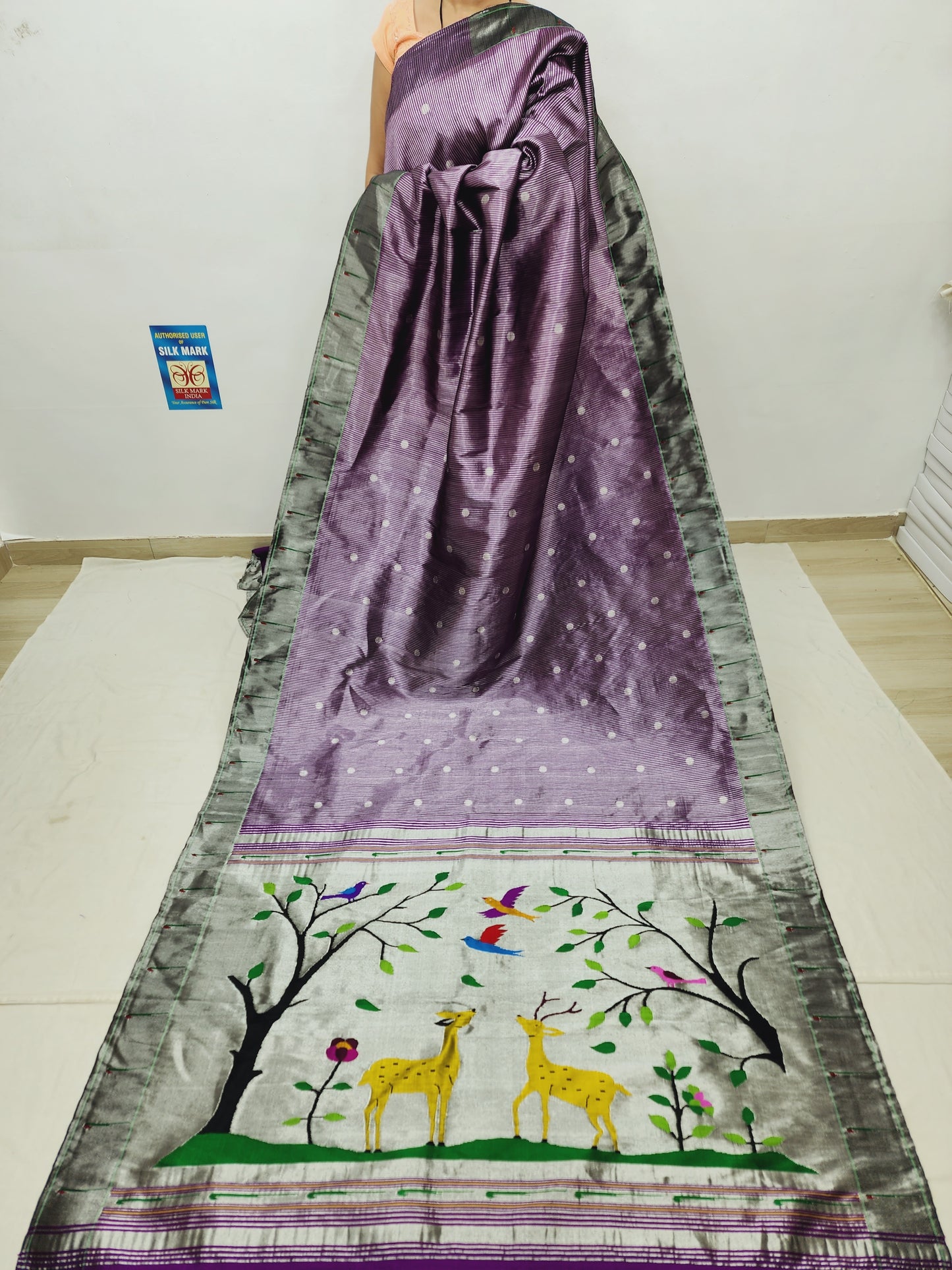 Single Muniya Brocade Paithani