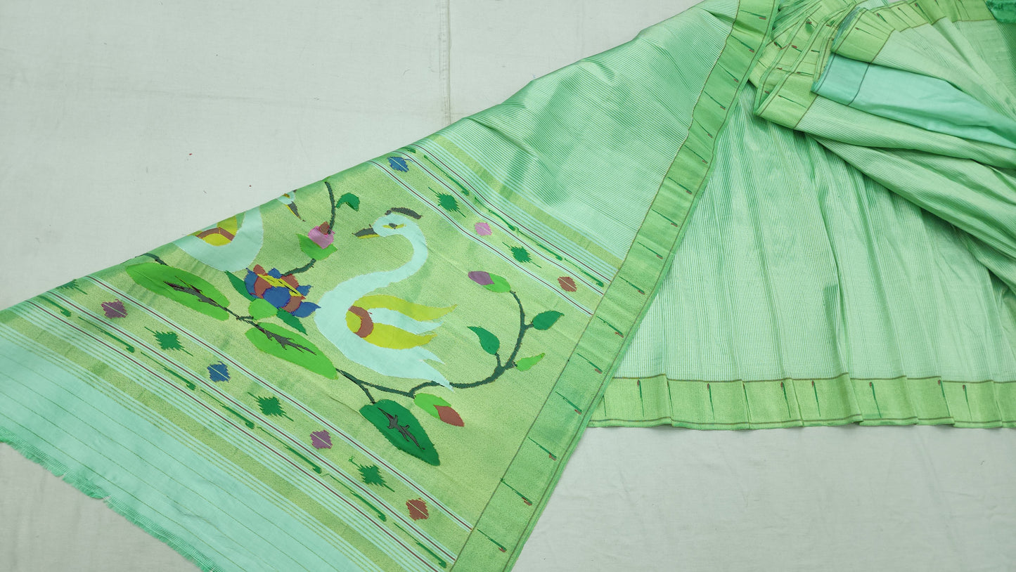Single Muniya Brocade Paithani