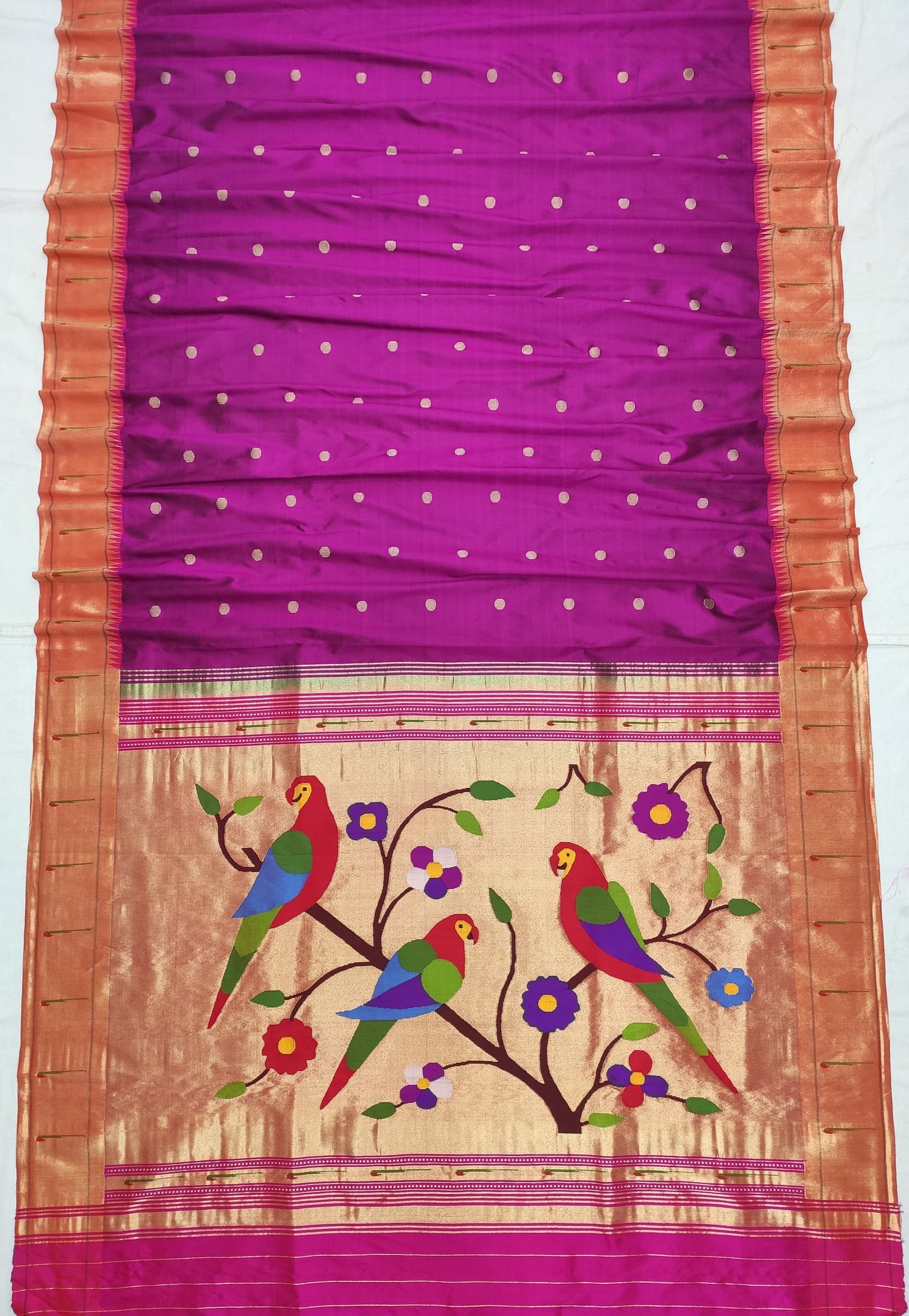 Single Muniya Fancy Pallu