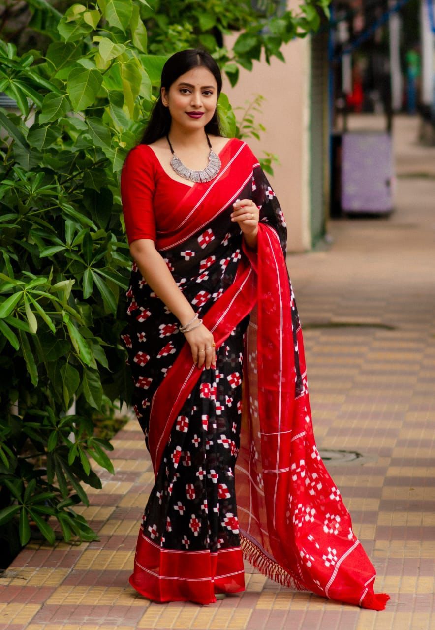 Linen Saree