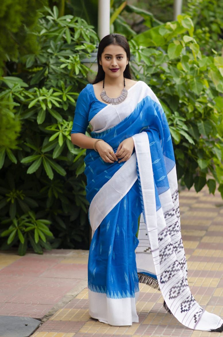 Linen Saree