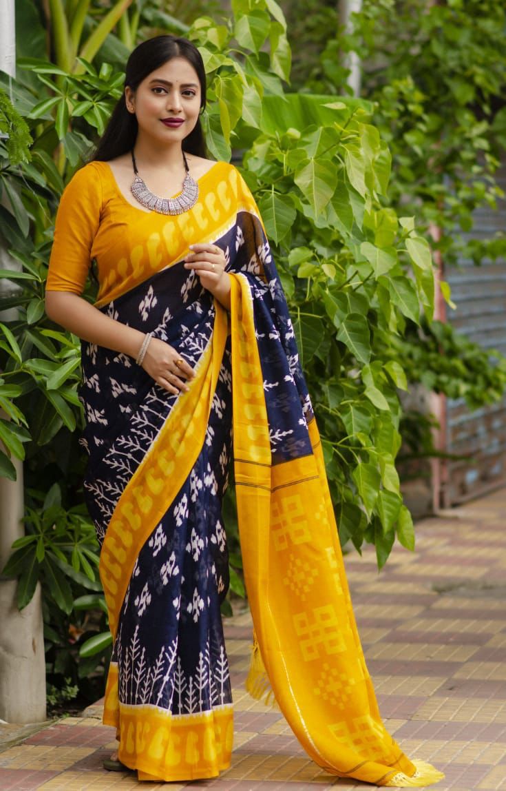Linen Saree