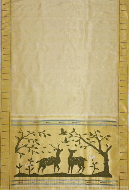 Single Muniya Brocade Paithani