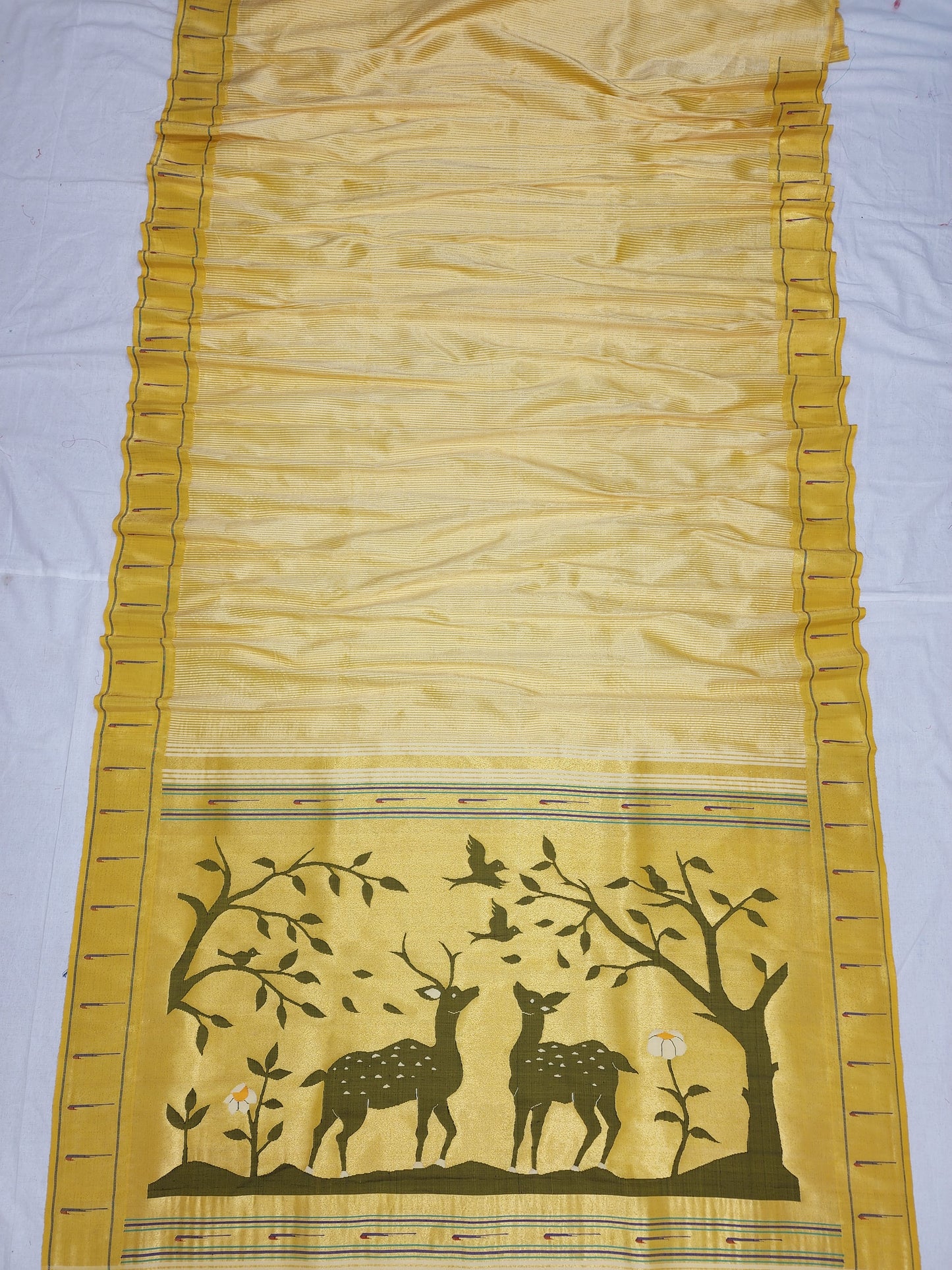 Single Muniya Brocade Paithani