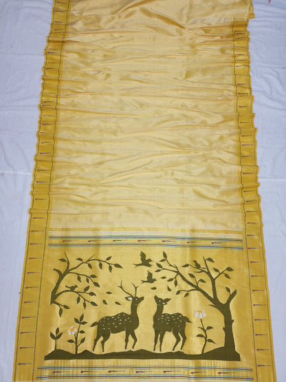 Single Muniya Brocade Paithani