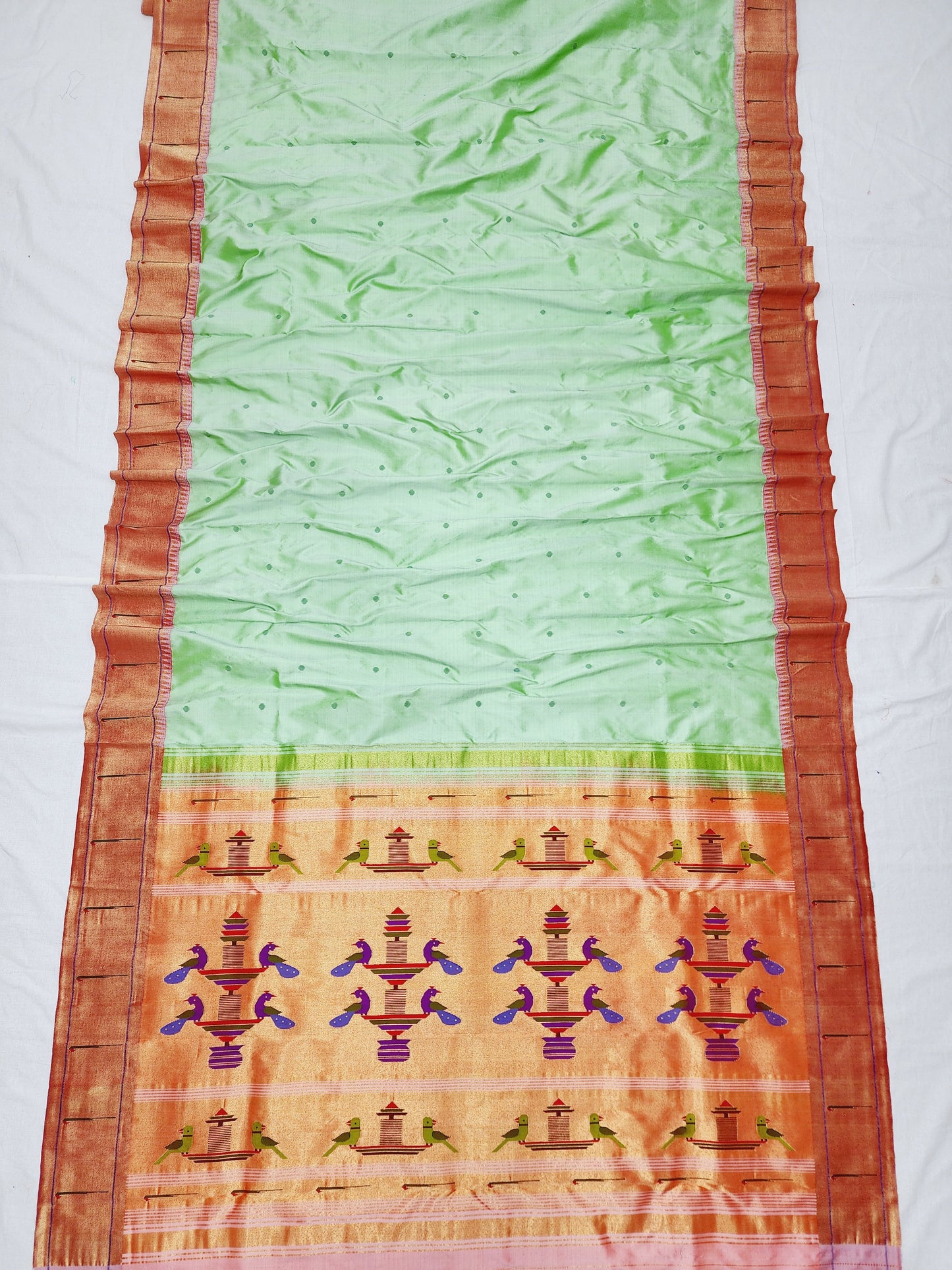 Single Muniya Brocade Paithani