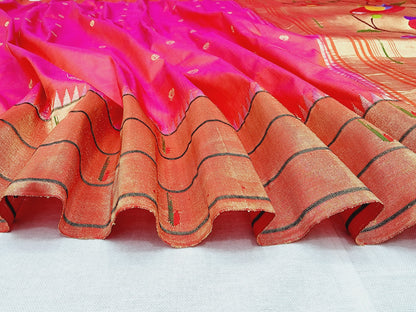 Triple Muniya Brocade Paithani