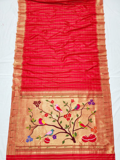 Single Muniya Brocade Paithani
