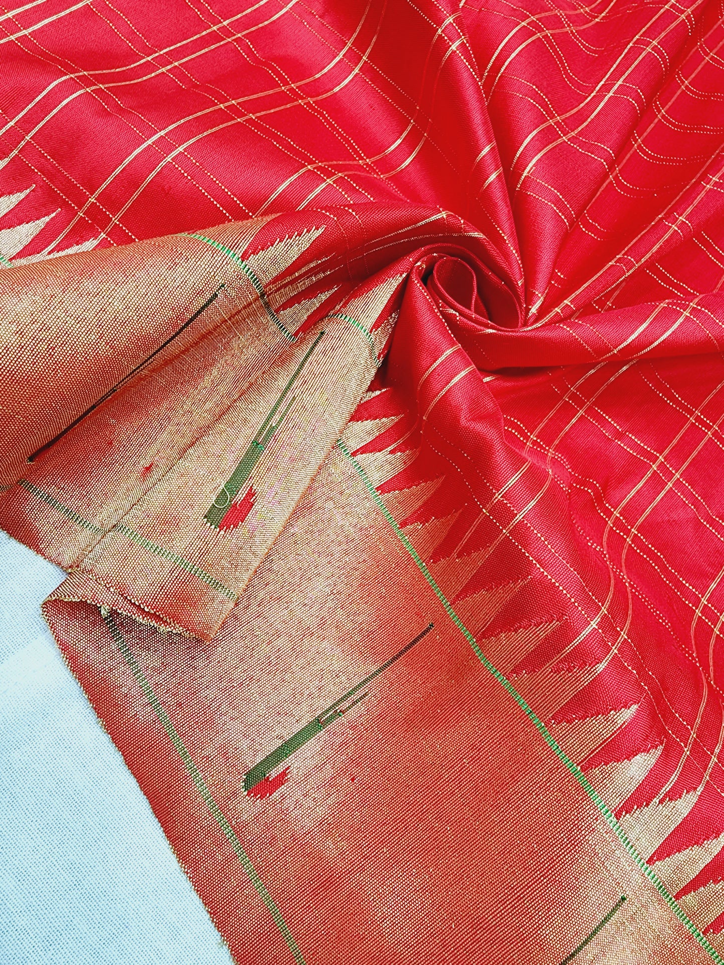 Single Muniya Brocade Paithani